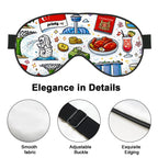 Custom Sleep Mask with Adjustable Buckle