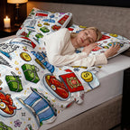 Custom Twin Duvet Cover Set 55"x79"