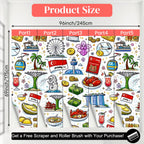 Custom Unpasted Mural Wallpaper 96"x69"