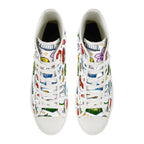Custom Men's High Top Canvas Shoes (Customized Tongue)