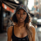 Custom Washed Denim Mesh Cap