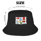Custom Double Layer Bucket Hat (Area Pattern)
