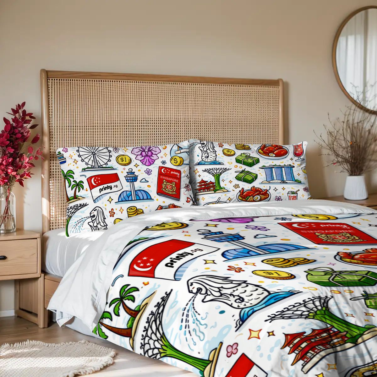 Custom King Duvet Cover Set