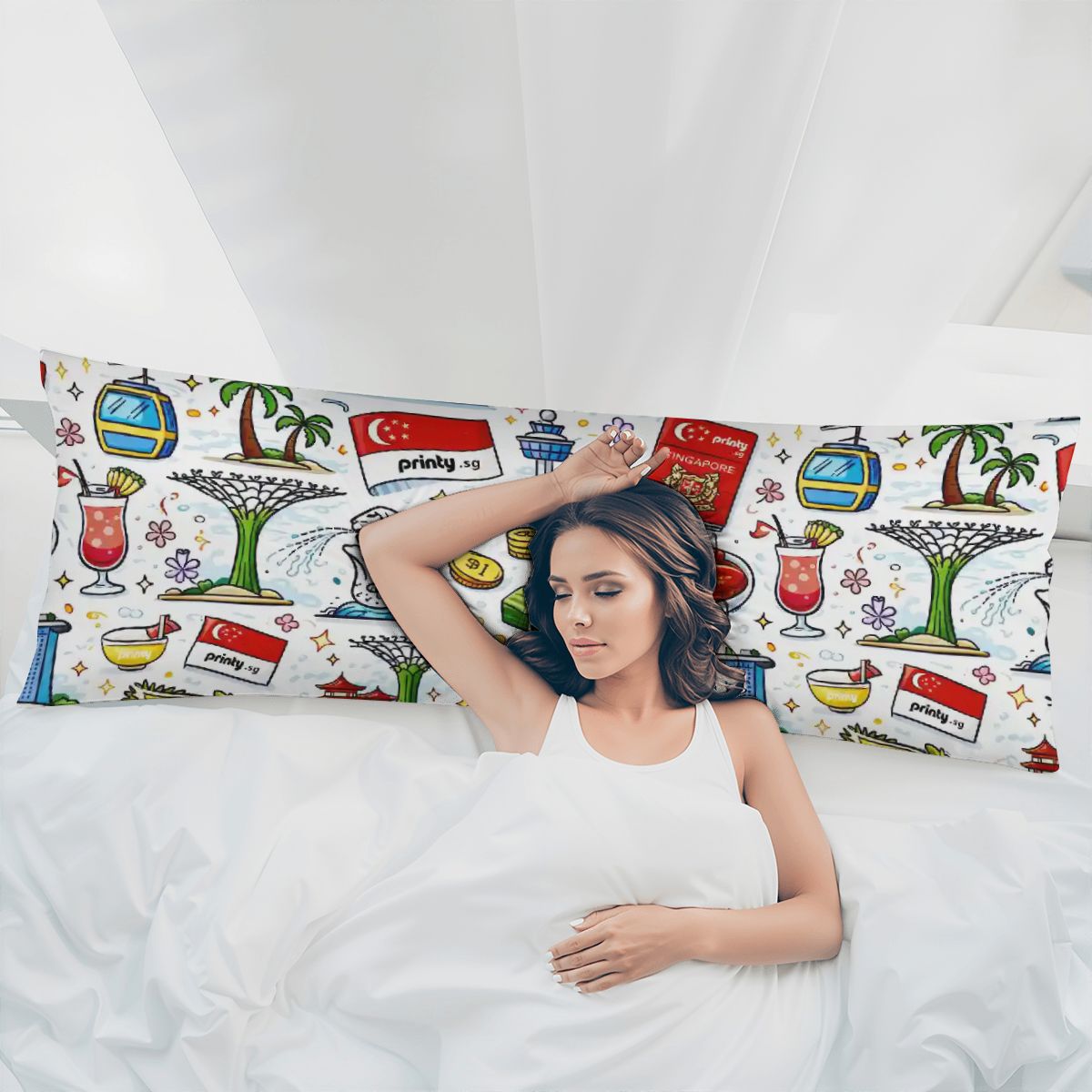 Custom Body Pillow Cover (One-Side Design)