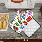 Custom Oven Mitts and Pot Holders Set of 2