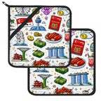 Custom Pot Holders Set of 2