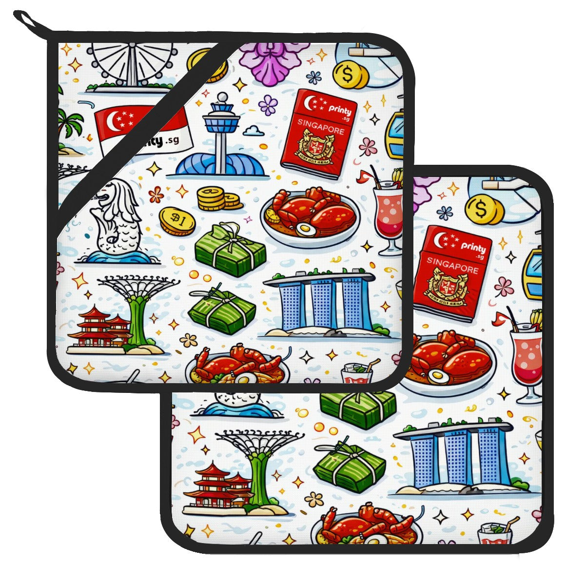 Custom Pot Holders Set of 2