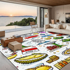 Custom Large Area Rug Floor Carpet (5:4)