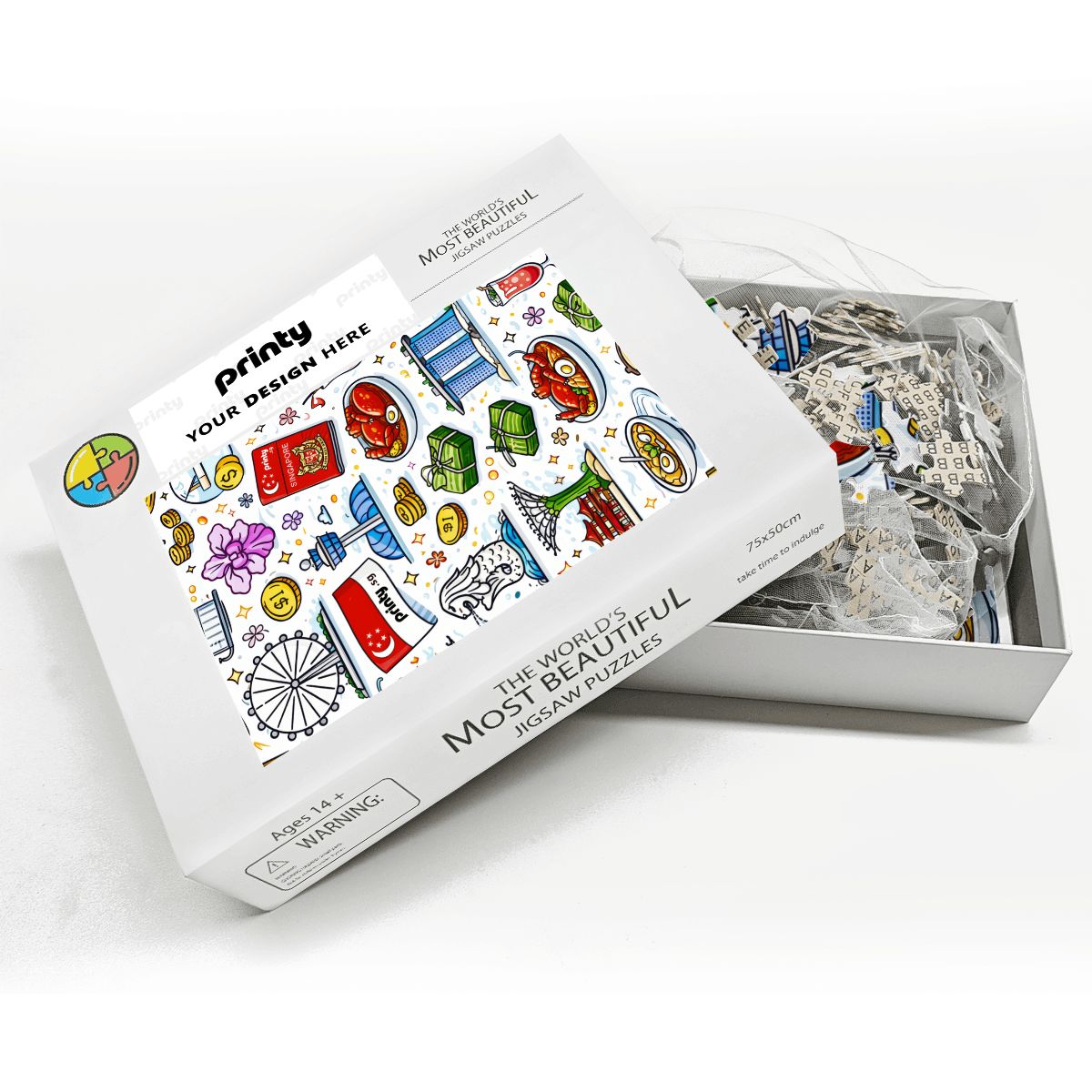 Custom Wooden Jigsaw Puzzles 1000 pcs (Vertical)