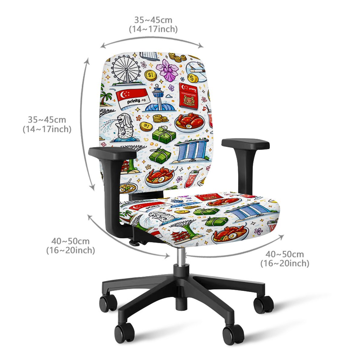 Custom Office Chair Cover