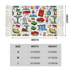 Custom Coffee Table Mat Placemat with Tassels