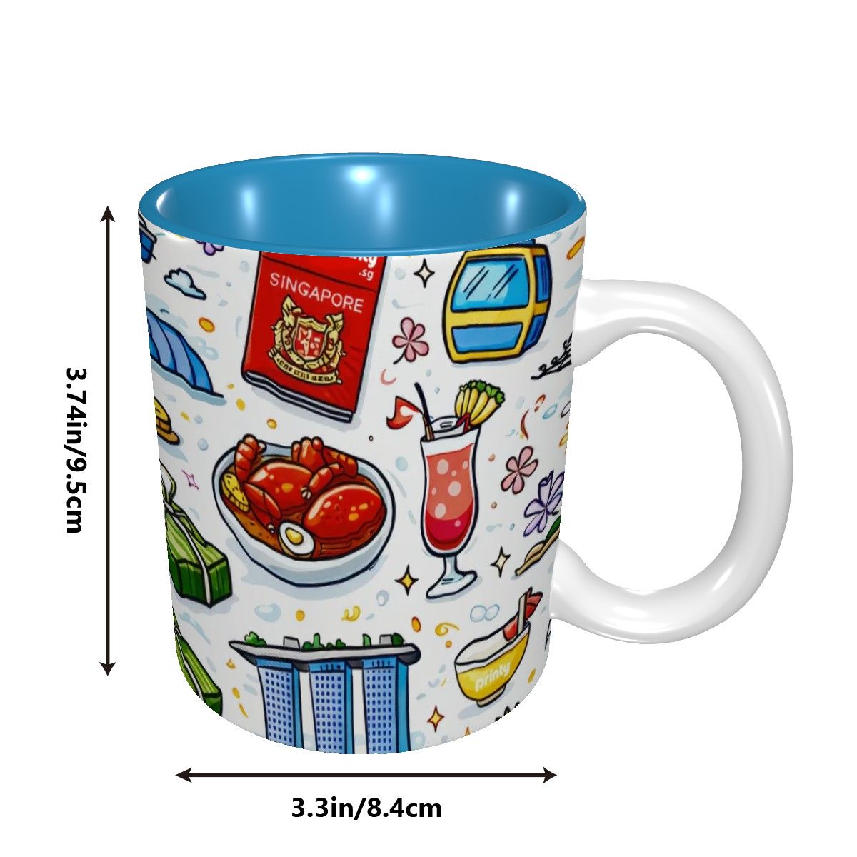Custom Ceramic Coffee Mugs (11oz)