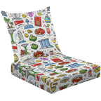 Custom Deep Seat Cushion Set