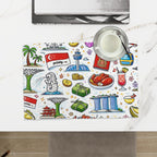 Custom Heat-Resistant Table Placemats 4 pcs