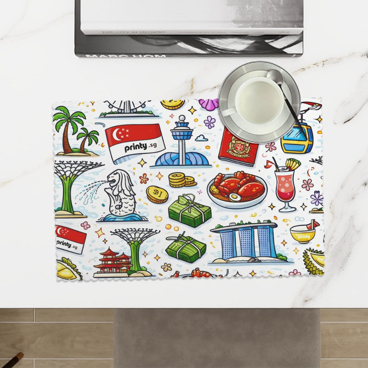 Custom Heat-Resistant Table Placemats 4 pcs