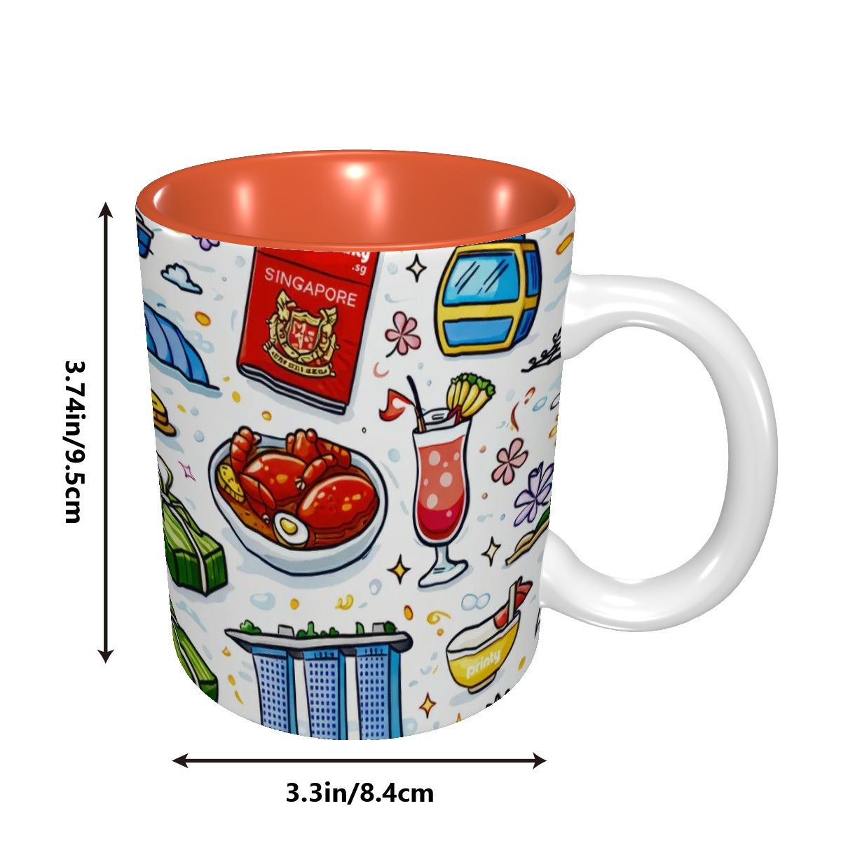 Custom Ceramic Coffee Mugs (11oz)