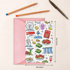 Custom Vertical Greeting Cards (Pearl Paper)