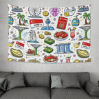 Custom Horizontal Lightweight Wall Tapestry for Bedroom (4:3)