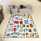 Custom Area Rug Floor Carpet (4:3)