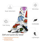 Custom Vertical Microfiber Towel