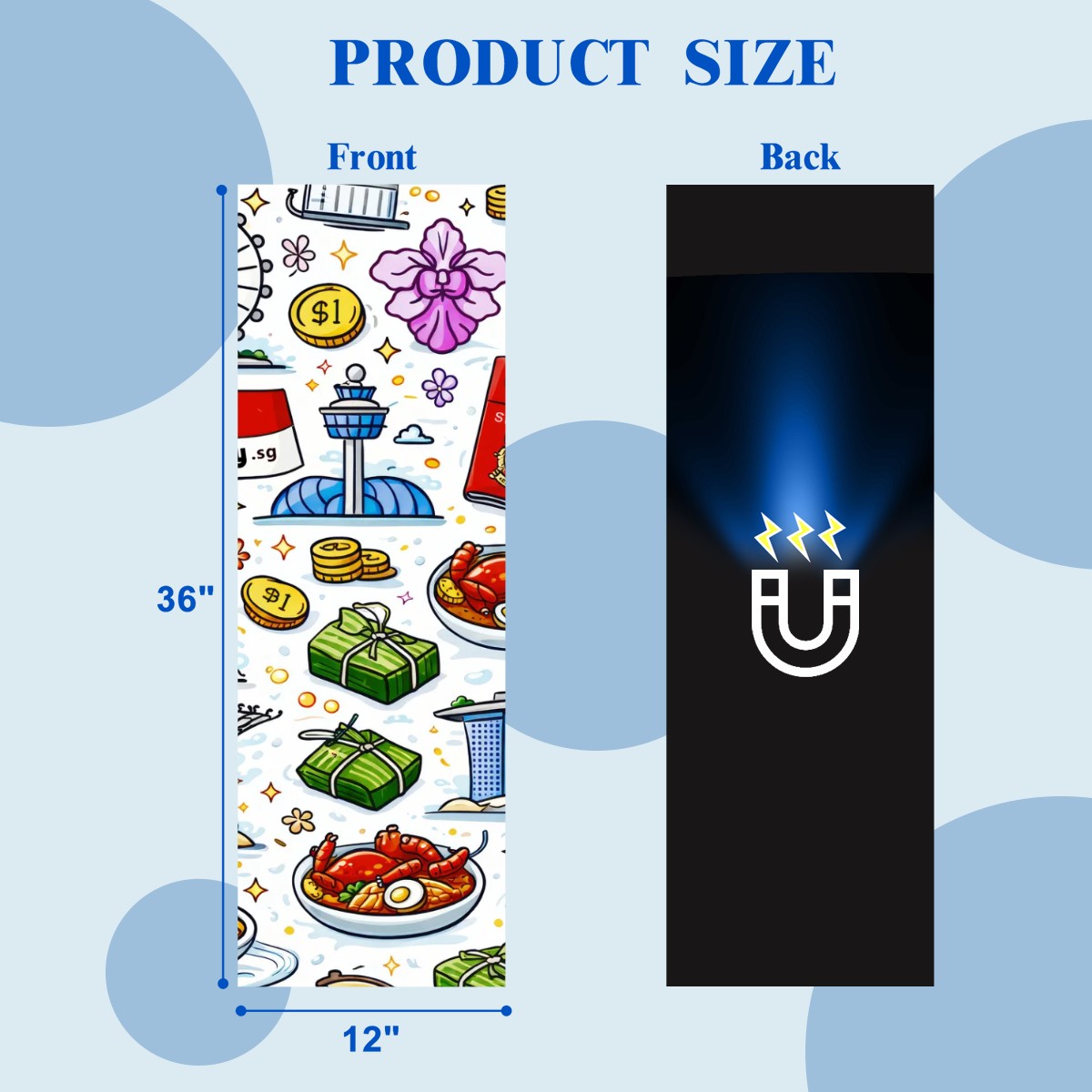 Custom School Locker Magnetic Wallpaper 2 pcs
