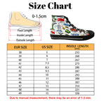 Custom Men's High Top Canvas Shoes (Customized Tongue)
