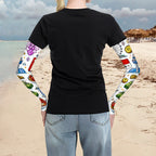 Custom Sunscreen Cooling Arm Sleeves for Adults