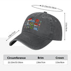 Custom Unisex Washed Denim Baseball Cap