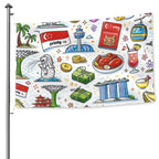 Custom Outdoor Decor Flags Double Sided (5:8)