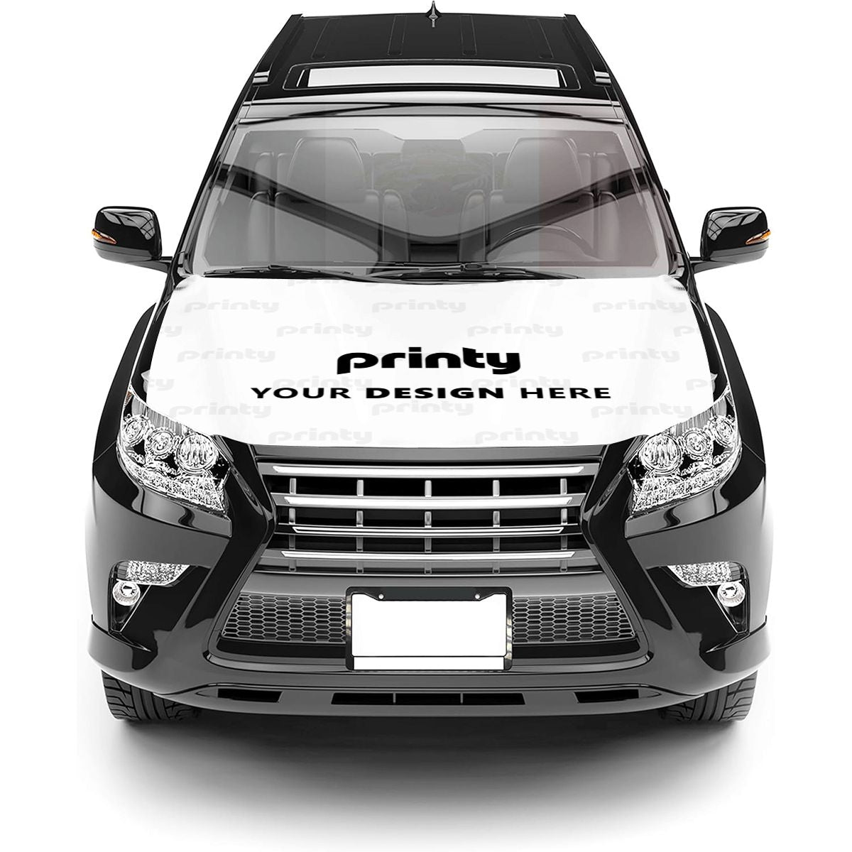 Custom Car Hood Cover (Stretchable)