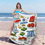 Custom Round Tassel Beach Towel