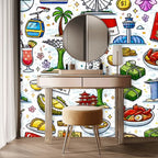 Custom Unpasted Mural Wallpaper 96"x69"