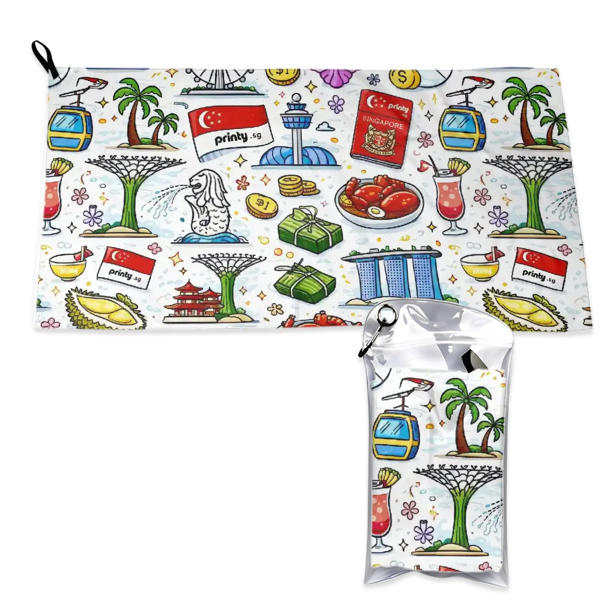 Custom Quick Dry Microfiber Towel (Horizontal)