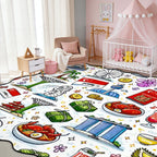 Custom Scalloped Area Rug 144"x108"