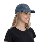 Custom Unisex Washed Denim Baseball Cap
