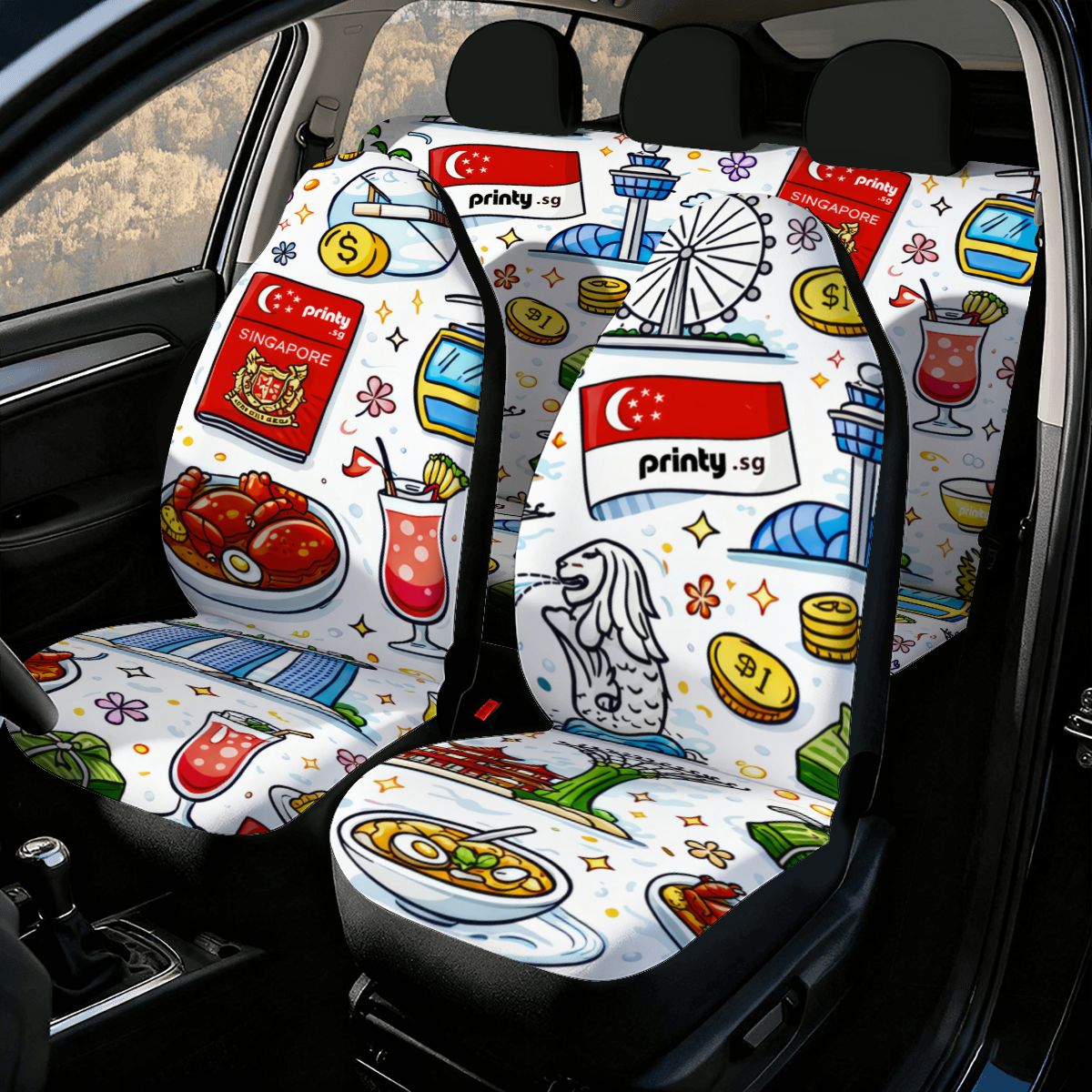 Custom Car Seat Covers Full Set