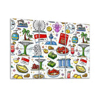 Custom 6 Panels Sound Absorbing Wall Art