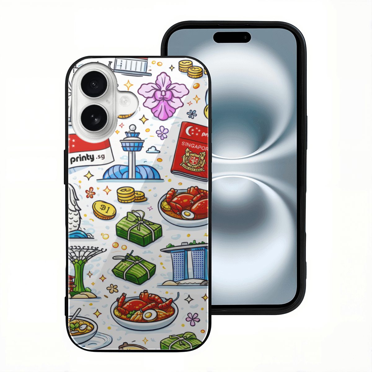 Custom iPhone 16 Glass Phone Case