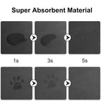 Custom PU Leather Pet Food Feeding Mat