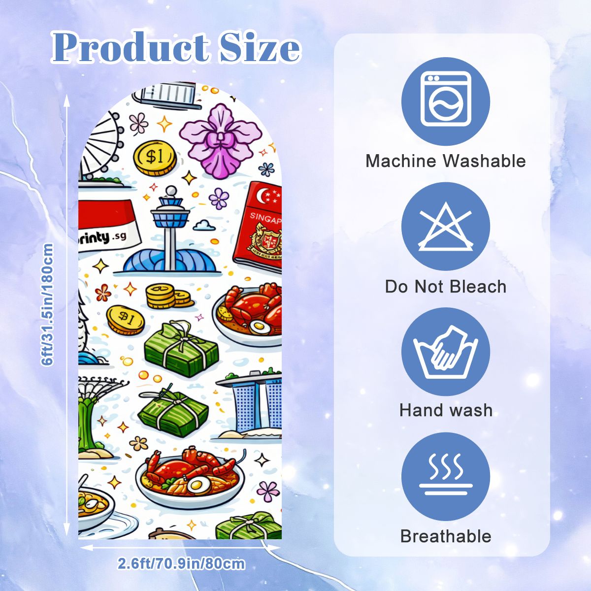 Custom Small Arched Background Cover