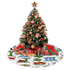 Custom Plush Christmas Tree Skirt