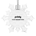 Custom Christmas Snowflake Decorations