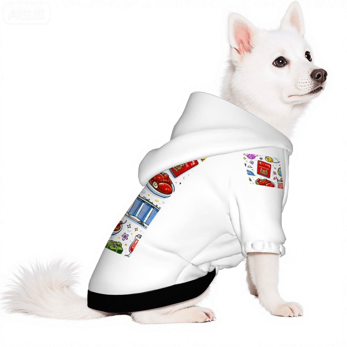 Custom Small Dog Hoodie Pet Clothes Multi-Faceted Design