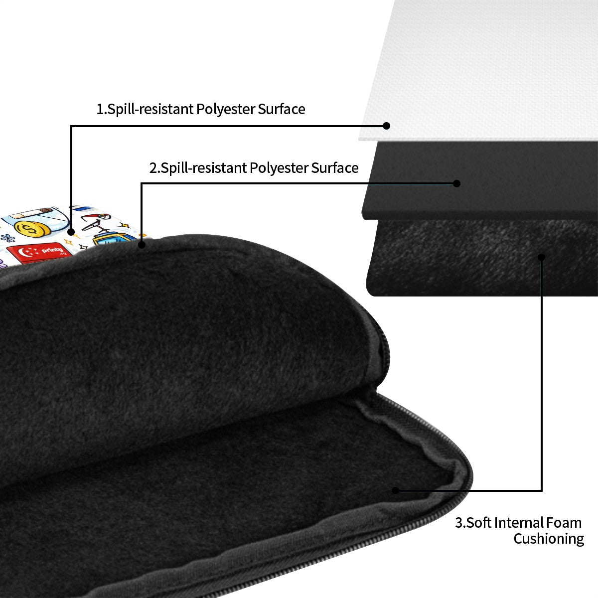 Custom Shock-proof Portable Laptop Bag