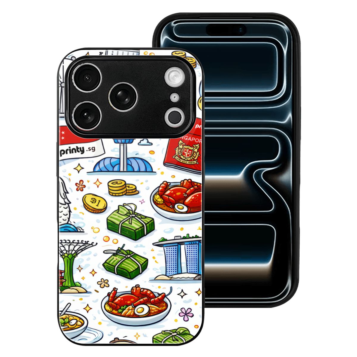 Custom iPhone 17 Pro Glass Phone Case