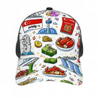 Custom Mesh Baseball Cap (Full Pattern)