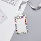 Custom Vertical ID Badge Holder (Same Front And Back)