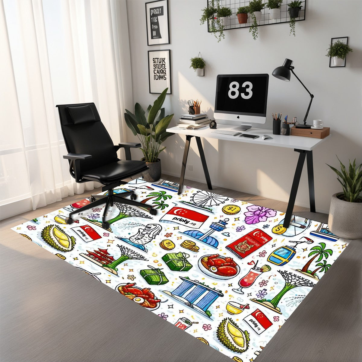 Custom Area Rug without Tassels (3:5)