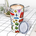 Custom Stainless Steel Insulated Tumblers with Lid & Straw (20oz)