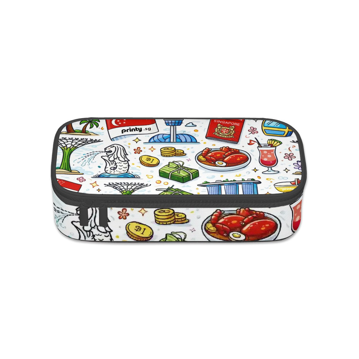 Custom Oxford Cloth Large Capacity Pencil Case